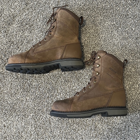 Worx by Red Wing Steel Toe Work Boots Men’s Size 8.5 - Picture 7 of 12